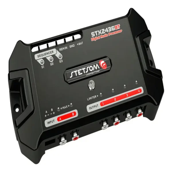 PROCESSADOR DE ÁUDIO STX2436BT – CONTROLE TOTAL DO SEU SOM