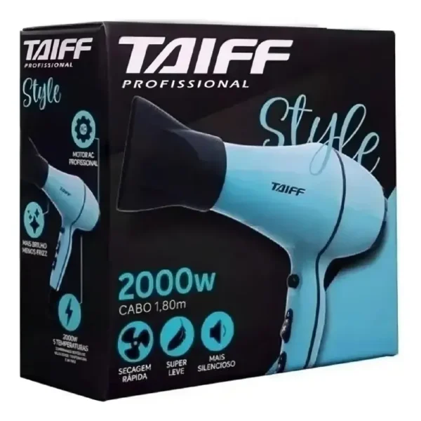 SECADOR TAIFF STYLE 2000W – PROFISSIONAL E SILÊNCIO!
