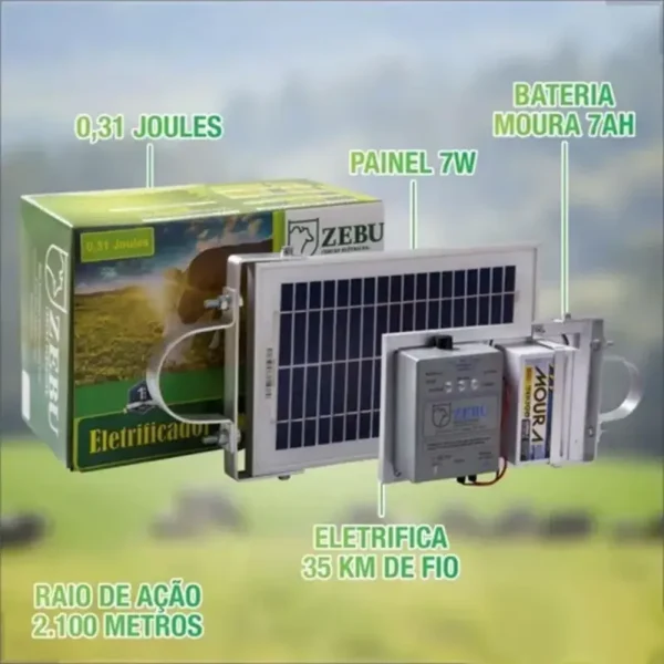 Eletrificador de Cerca Elétrica Solar: Segurança Inteligente