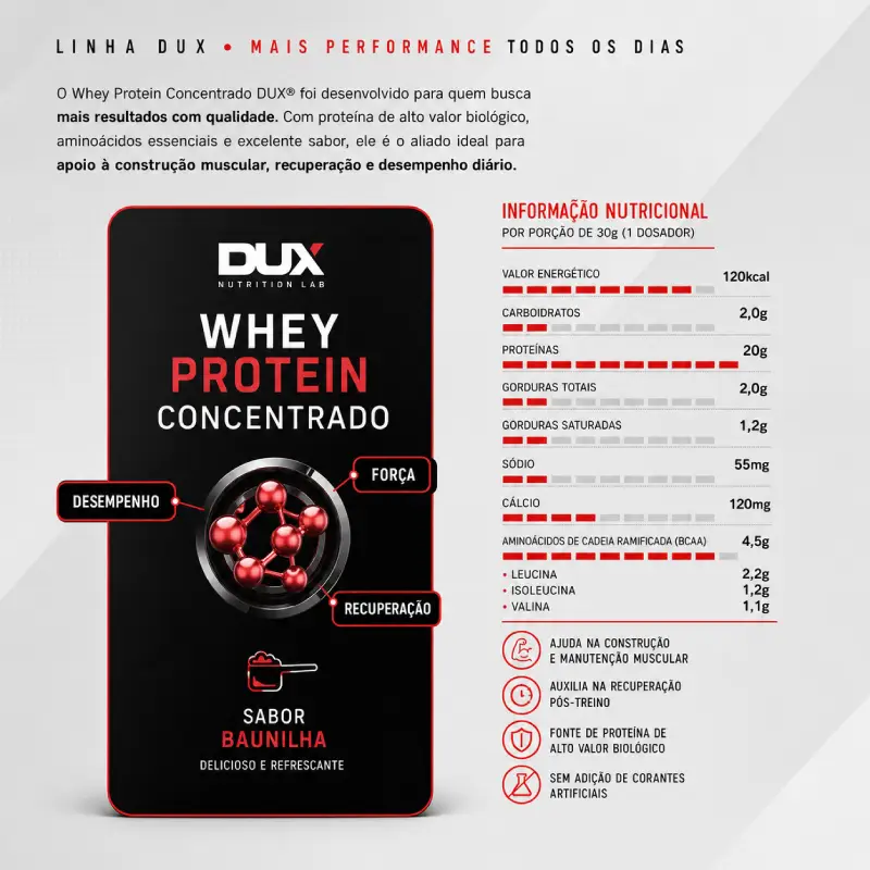 Dux Whey Protein Concentrado: Vale a Pena? Review Completo - Imagem 3