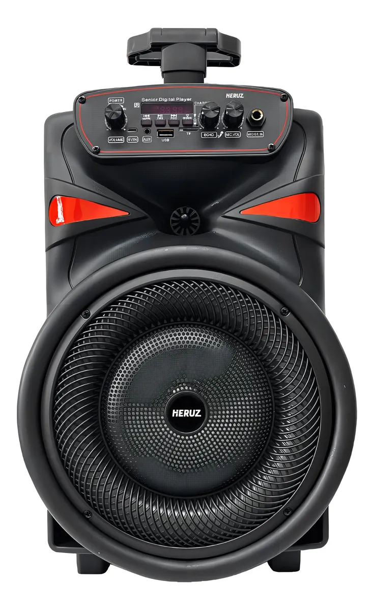 Caixa de Som Bluetooth Hz-799 10" 2000W PMPO com Alto-Falante Potente - Imagem 2