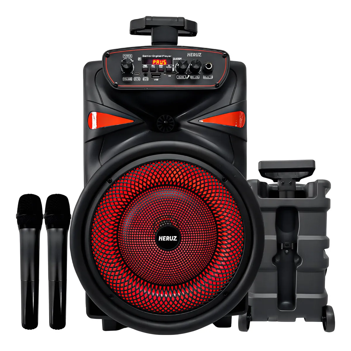 Caixa de Som Bluetooth Hz-799 10" 2000W PMPO com Alto-Falante Potente