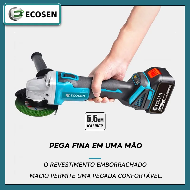 Esmerilhadeira Angular Ecosen 20V Sem Fio - Imagem 3