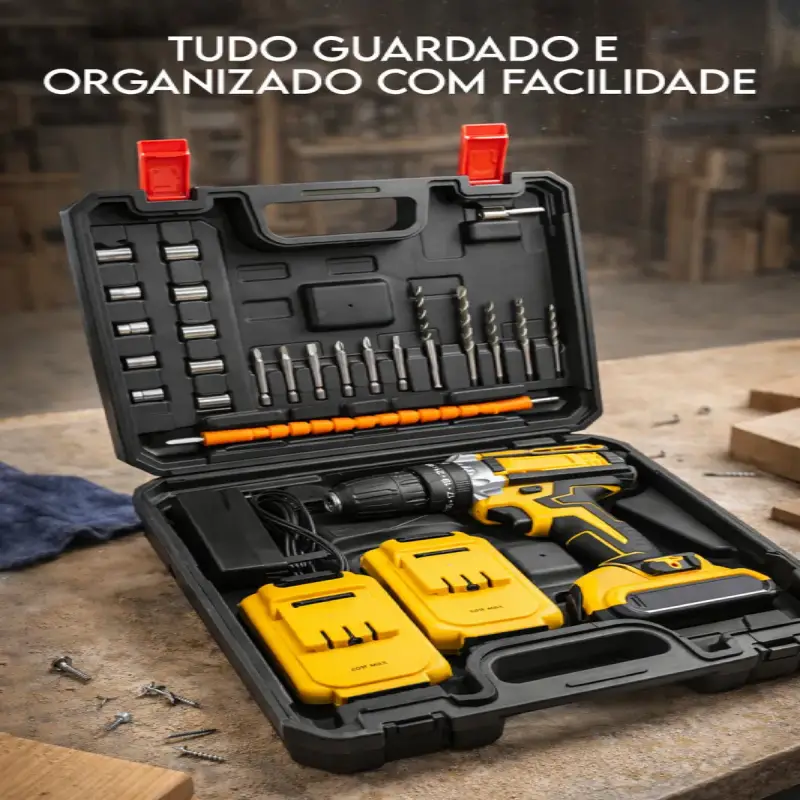 Furadeira Kit Completo que vai transformar seus trabalhos - Imagem 3