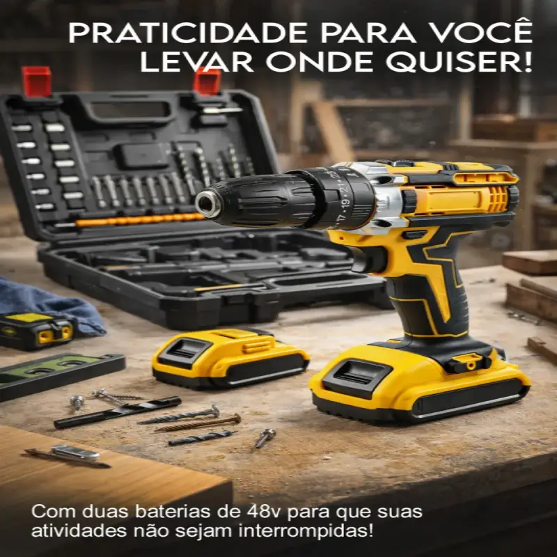Furadeira Kit Completo que vai transformar seus trabalhos - Imagem 4